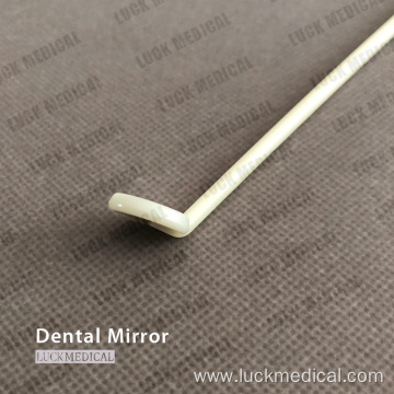 Medical Plastic Mouth Mirror Oral Inspection Use